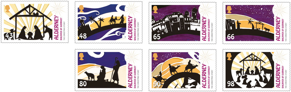 Set of 7 Stamps